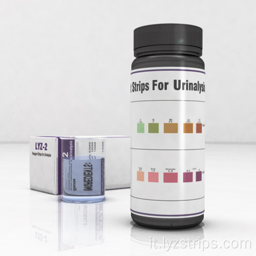 striscia reattiva per glucosio nelle urine chetoni URS-2K